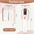 thumbnail image 2 of EcoNesxp 180 Portable Mini Iron Mini Steam Iron Handheld Steam Iron Portable Wet and Dry Ironing Steam Iron, 2 of 5