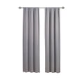 thumbnail image 4 of Mainstays Chambray Blackout 63" Window Curtains Panel Pair, 4 of 5
