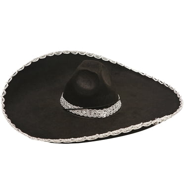 Dress Up America Kids Mexican Sombrero Hat - Available for Kids and Adults Black - By Dress Up America