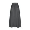 thumbnail image 4 of Simua Jupes pour Femmes Taille Haute Élastique Jupe Décontractée Plissée à Imprimé Floral Jupes Midi avec Poches, 4 of 5