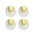 thumbnail image 1 of Baohd 4 Pieces Multi-Purpose Hook Self Adhesive Wall Hanger Clothes Handbag Key Hooks Punch-free Rack Strong Bearing Home Storage Clear, 1 of 9