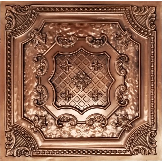 192 sq. ft. coverage, 48-pack Faux Tin Decorative Ceiling Tiles