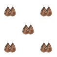 thumbnail image 2 of QualitChoice Leopard Print Earrings Body Decoration Water Drop Ear Dangles Birthday Gift Type 11 5Set, 2 of 6