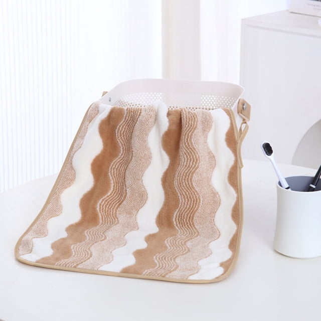 Aufmer Fleece Bath Towel, Polyester Fiber Enlarged Thickened Bath Sheet, Soft Absorbent Bathroom Towel for Shower, Quick Drying Body Towel, Daily Use Washcloth, Home Linen