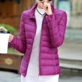 thumbnail image 4 of Hauts pour Femmes Manches Longues Mode Manteau pour Femmes Vêtement d'Extérieur Uni Garder au Chaud Manches Longues Hauts pour Dames, 4 of 4