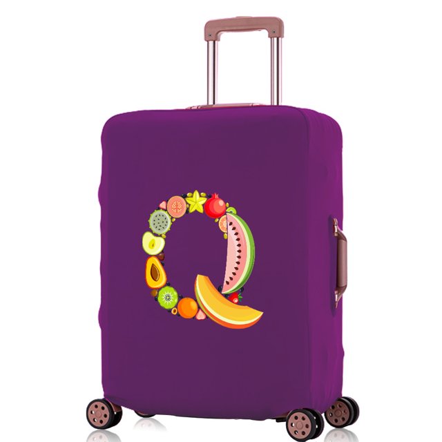 Travel Accessories Luggage Covers Travel Suitcase Cover Protector Reusable Washable 18-32inch Fruit Printed Pattern Series 8fruit Q L