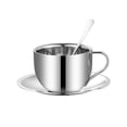 thumbnail image 2 of weibbin 304 European Style Stainless Steel Coffee Cup Set Office Double Layer Insulated Water Cup Reception Business Gift Tea Cup, 2 of 6