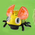 thumbnail image 2 of Orange Electric Crawling Bee Toy With Lights Music Pull String Universal Insect Learning Toy For Babies Toddlers Parent Child Interaction 5.91X5.12X3.94In 0.30Lb, 2 of 7