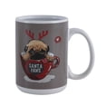 thumbnail image 2 of HOLIDAY TIME 14.88 OZ  STONEWARE HEAT ACTIVATED MUG<br>XMAS HEAT ACTIVE CHANGE PATTERN- DOG, 2 of 4