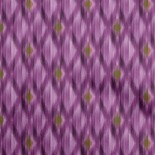 oneOone Cotton Flex Magenta Fabric Ikat Craft Projects Decor Fabric Printed By The Yard 40 Inch Wide