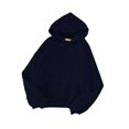 thumbnail image 1 of Innerwin Hoodies Fleece Women Sweatshirt Sport Solid Color Loose Fit Hooded Tops Navy Green 2XL, 1 of 2