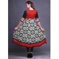 thumbnail image 4 of Bimba Print Long Party Wear Anarkali Kurta Flared A Line Kurtis For Women, 4 of 5