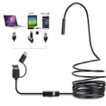 thumbnail image 1 of Endoscope 3 in 1 USB / Micro USB / Type C Megapixel HD Endoscope waterproof semi-rigid cable snake camera for Android Phone / Windows / MacBook OS computer, 1 of 6