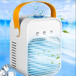 Dvkptbk Air Conditioner Mini Cooler Desktop Usb Small Conditioner Household Dormitory Fan Home Essentials