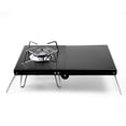 thumbnail image 1 of Support de Poêle de Camping Pliant Coupe-Vent pour l'Extérieur, Station de Cuisson, Table pour Camping, Randonnée, Backpacking, Pique-Nique, 1 of 8
