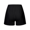 thumbnail image 3 of Girls Summer Linen Shorts Kids Casual Drawstring Elastic Waist Beach Short Pants With Pockets, 3 of 6