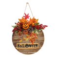 thumbnail image 2 of Door Hanging Decoration Door Decoration  Bow Maple Leaf Pumpkin Wall Hanging – Hand Crafted Festive Ornament For Creative Scene Setting And Door Sign A One Size, 2 of 8