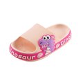 thumbnail image 1 of Kids Dinosaur Slippers Childrens Shoes Three-dimensional Cartoon Dinosaur Non-slip Soft-soled Slippers, 1 of 4