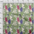 thumbnail image 3 of oneOone Polyester Spandex Light Green Fabric Tropical Sewing Material Print Fabric By The Yard 56 Inch Wide, 3 of 4
