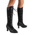 thumbnail image 1 of Cameland Large Women's Fall/Winter Lace Contrast Boots Mutual Lace High Heel Boots, 1 of 5