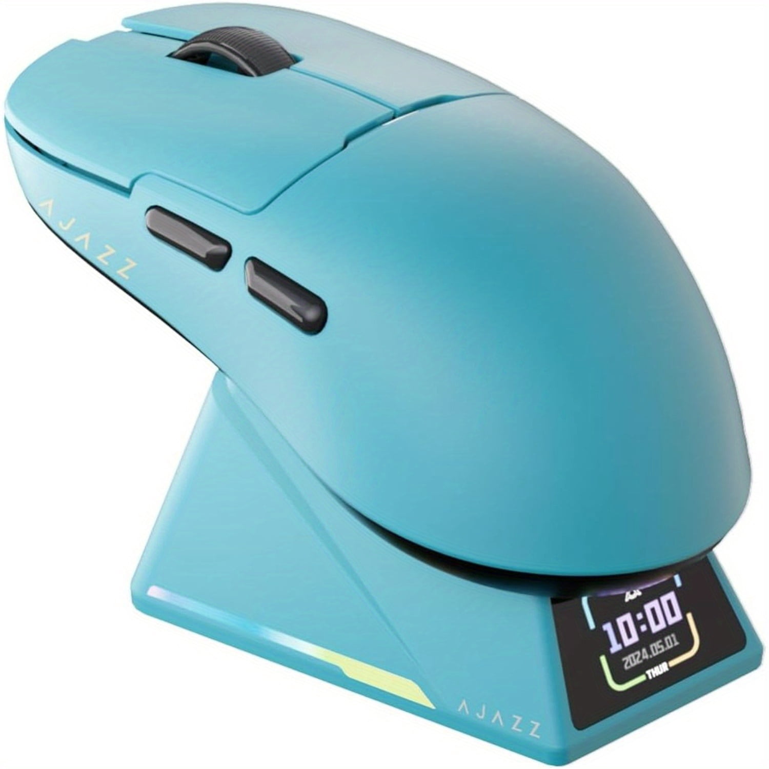 AJ159 gaming mouse , wireless, PAW3395 sensor, 3 modes, with charging base