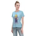 thumbnail image 4 of T-Shirt Basique à Manches Courtes pour Femmes Super Saiyan, 4 of 6