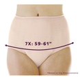 thumbnail image 5 of 3-Pack Women's Super Absorbency Washable Reusable Incontinence Panties Beige 7X (Fits Hip 59-61"), 5 of 5