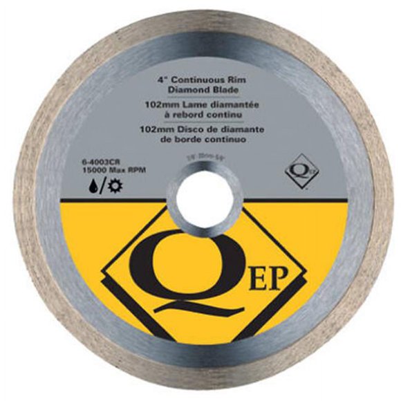 QEP 6-4003Q Lame Premium à Rebord Continu 4 Po.