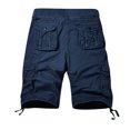 thumbnail image 4 of TopLLC Shorts pour Hommes, Shorts pour Hommes Shorts Cargo pour Hommes Shorts de Course pour Hommes Multiples Poches Utilitaires Taille Élastique Shorts de Randonnée en Coton, 4 of 4