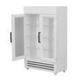 thumbnail image 2 of Dollhouse Refrigerator, Wood Dollhouse Fridge Double Door Easy To Store Keeps Attention Exquisite Workmanship Portable Simulation  For 1:12 Dollhouse White,Yellow,Black,Blue,Red, 2 of 8