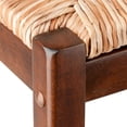 thumbnail image 3 of Winsome Kaden Rush Seat Bar Stools, 2-Pc Set, Walnut, 3 of 5