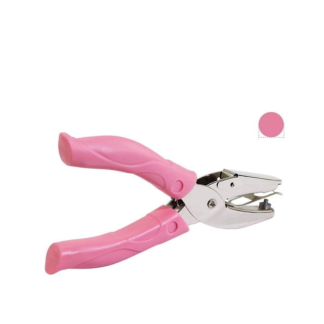 LSLJS Miniature Round Metal Single Hand Business Card Puncher, Home Kitchen Gadgets Accessories