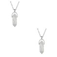 thumbnail image 2 of QualitChoice Hexagon Column Charm Exquisite Women Men Making Findings Handmade Anniversary Hanging Pendants Colorful Crystal Follie 2Set, 2 of 6