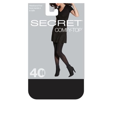 Secret® Comfy-Top Waistband-Free Tights 1pk