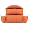 thumbnail image 3 of LeisureMod Coussin de Chaise Balançoire Oeuf Double pour 2 Personnes, Orange, 3 of 5