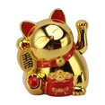 thumbnail image 2 of Lucky Fortune Cat, 5.5 Inches Lucky Cat Waving Arm, Battery Operated Fortune Cat Statue Decorations Symbol For Fortune Money And  Luck Fengshui Lucky Cat For Shops, Restaurants, 2 of 8