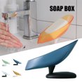 thumbnail image 2 of CAROOTU Leaf Shape Soap Holder with Suction Cup Self Draining Perforation-Free Innovative soap Boxor for, 2 of 7