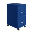 thumbnail image 1 of 18" 2 Drawer Mobile Smart Vertical File Cabinet, Classic Blue, 1 of 4