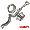 thumbnail image 1 of Pièces Raccords de Tuyaux 19Mm-102Mm Joint Ptfe Ss304 Soudure Hygiénique, 1 of 8