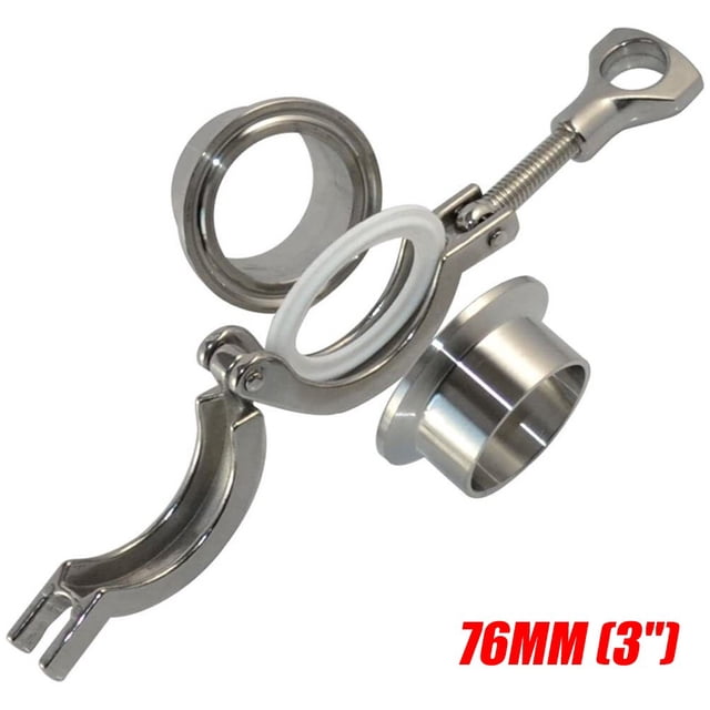 Pièces Raccords de Tuyaux 19Mm-102Mm Joint Ptfe Ss304 Soudure Hygiénique