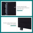 thumbnail image 3 of Space Solutions 18" Deep 2 Drawer Mobile Letter Width Vertical File Cabinet, Pearl White, 3 of 9