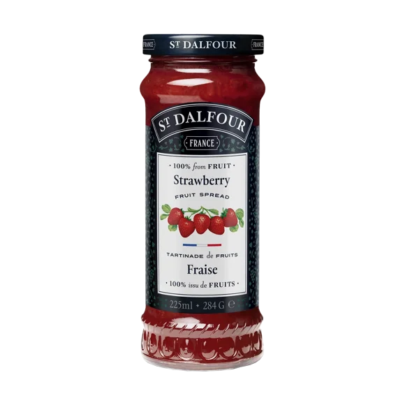 Tartinade aux fraises St. Dalfour