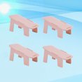 thumbnail image 3 of KAKOWELY Shoes Rack 4Pcs Double Layers Shoes Rack Creative Shoes Storage Rack Household Shoes Holder Shoes Stand Pink9.84"X4.72"X4.57", 3 of 4