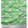 thumbnail image 1 of Soimoi Viscose Chiffon Fabric Pug Dog Print Fabric by Yard 42 Inch Wide, 1 of 3