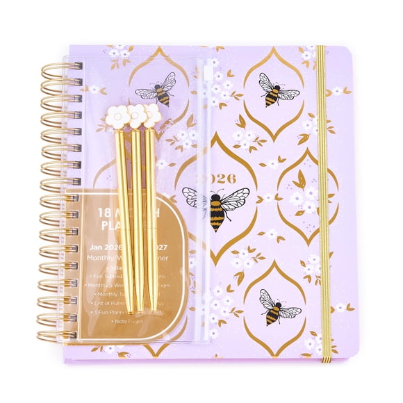 2026 Organized Chaos, 18 Month Large Daily Planners/Calendars: Votum Planners with Monthly, Weekly and Daily Views - Personal Planner Notebook for Work or Home (January 2026 - June 2027)