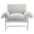 thumbnail image 3 of Modway Ansel Boucle Fabric Accent Chair in Newsprint, 3 of 9