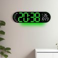 thumbnail image 5 of Chmadoxn Alarm Clock 17.3-inch Living Room Wall Clock With Multifunctional LED Electronic Clock Large Size Alarm Clock Temperature And Humidity Clock alarm clock, 5 of 5
