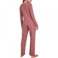 thumbnail image 4 of Ladies Casual Long-sleeved Plus Size Pajamas Suit Home Service, 4 of 6