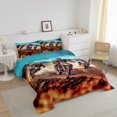thumbnail image 3 of Erosebridal 3D Dirt Bike Bedding Full Comforter Set, Motocross Motorcycle Rider Down Comforter, Extreme Sports Room Decor , Reversible 3pcs, 3 of 8