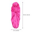 thumbnail image 4 of Miangastore Satin Cloth Sleep Hat Rosy 1Pcs 24x11in, 4 of 8